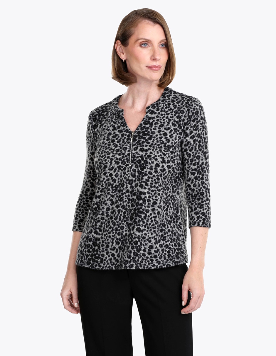 Blusa manga 3/4 para mujer Blusa manga 3/4 para mujer