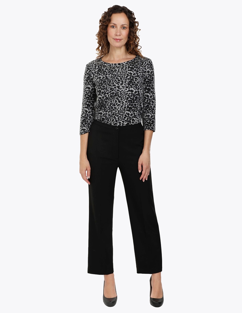 Pantalón de vestir invierno regular para mujer 4