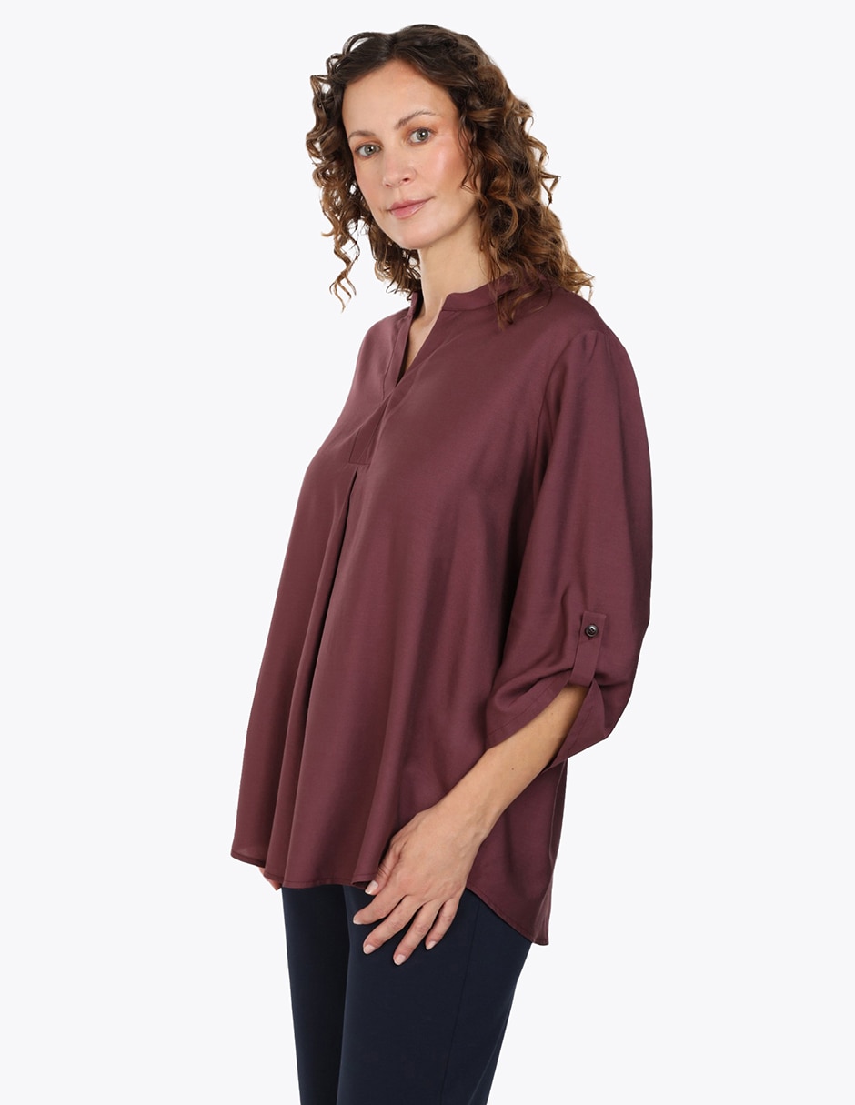 Blusa manga 3/4 para mujer