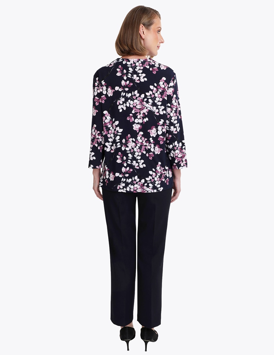 Blusa túnica manga 3/4 para mujer 4