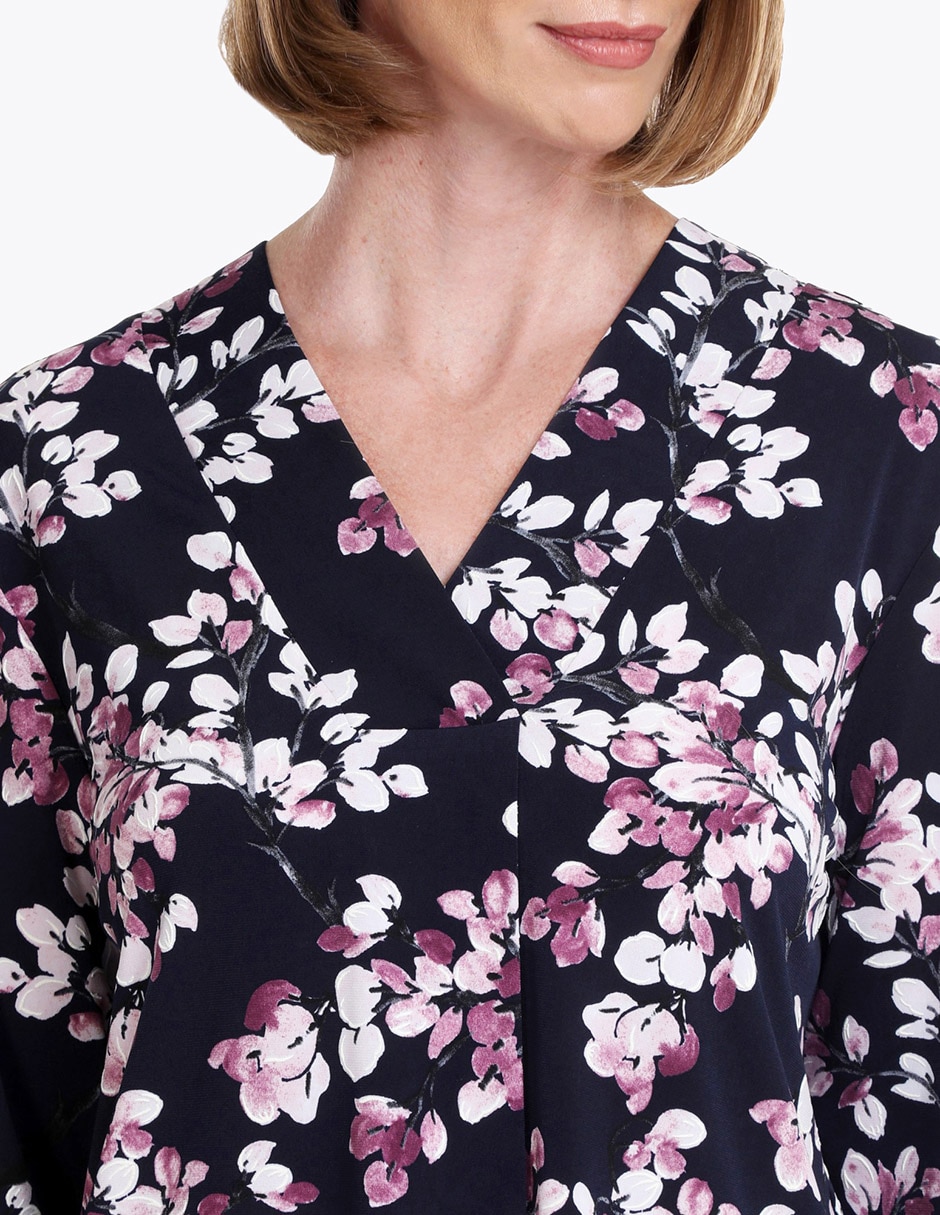 Blusa túnica manga 3/4 para mujer 3