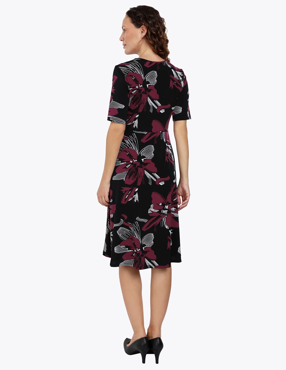 Vestido a la rodilla casual para mujer 2