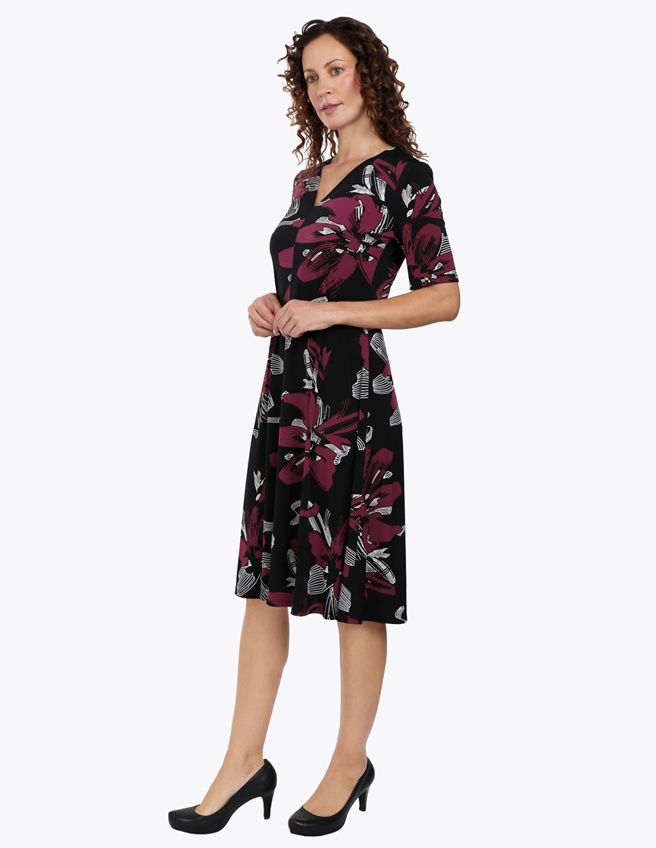 Vestido a la rodilla casual para mujer 4