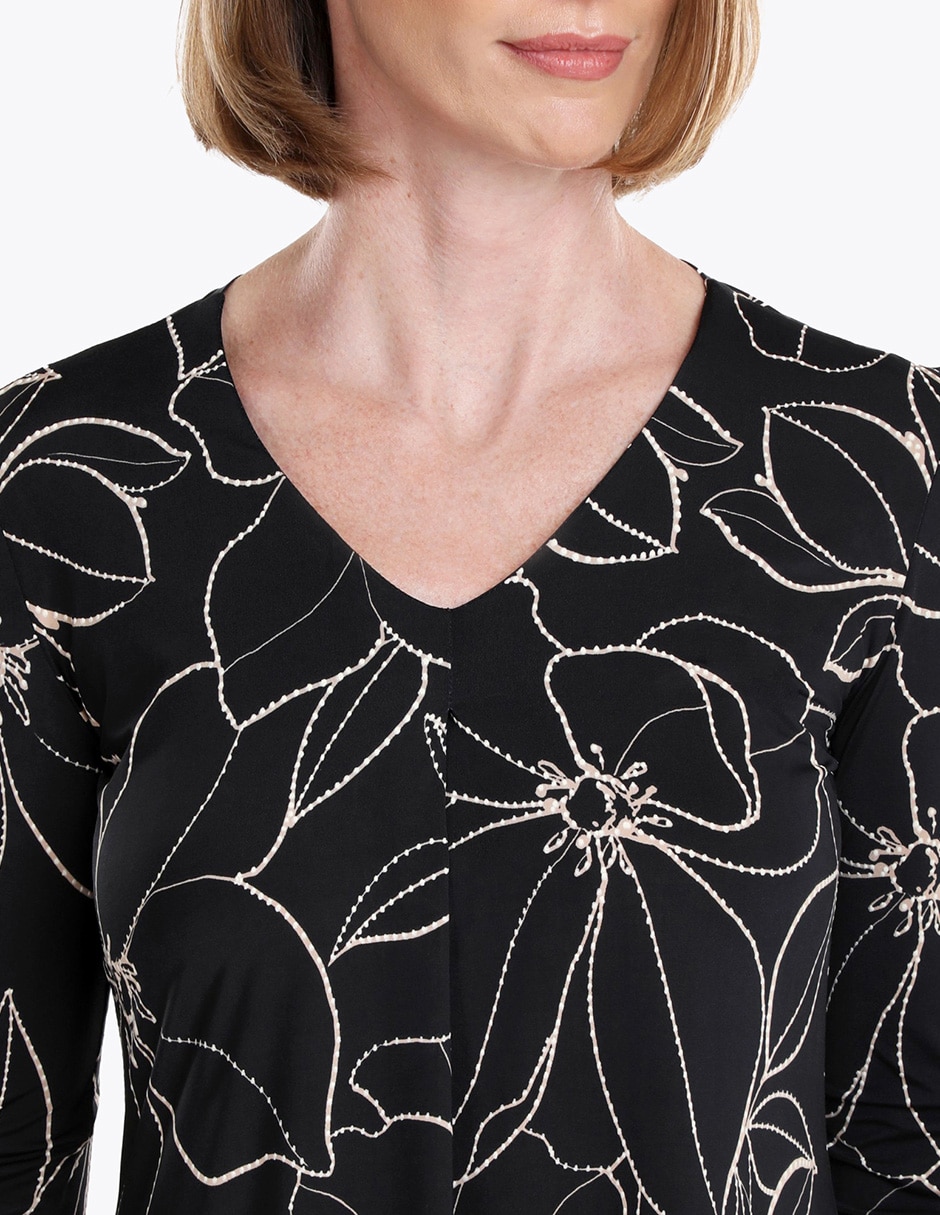 Blusa manga 3/4 para mujer 2