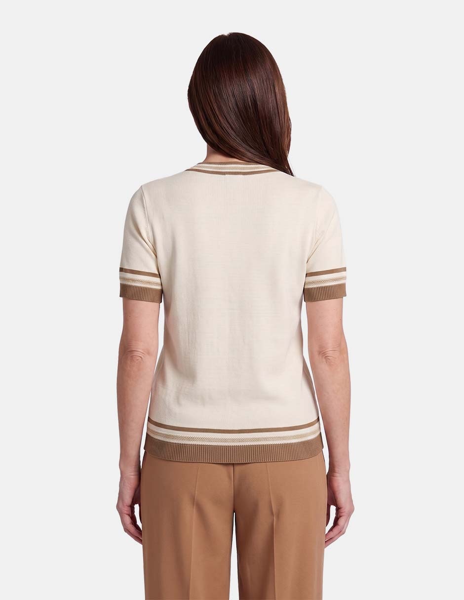Blusa collin manga corta para mujer 2