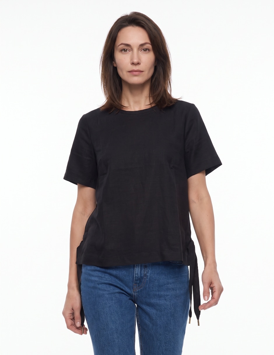 Blusa manga corta para mujer 1