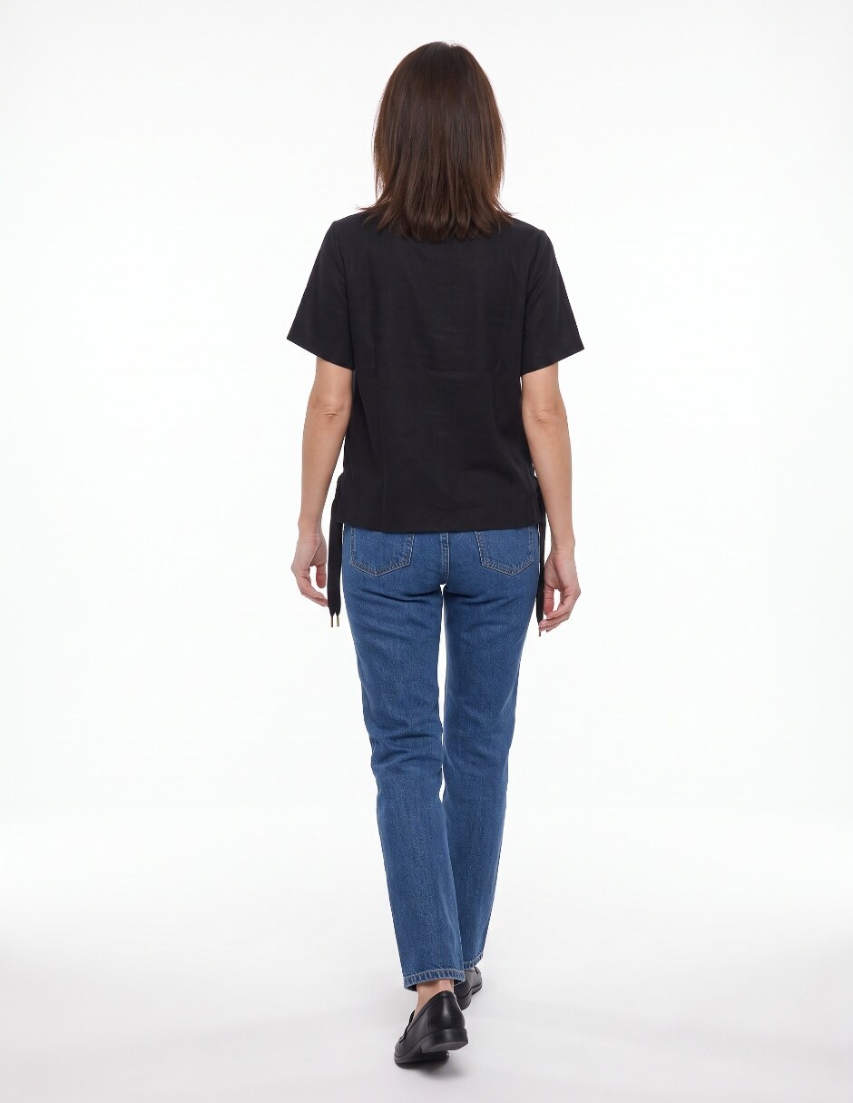 Blusa manga corta para mujer 2