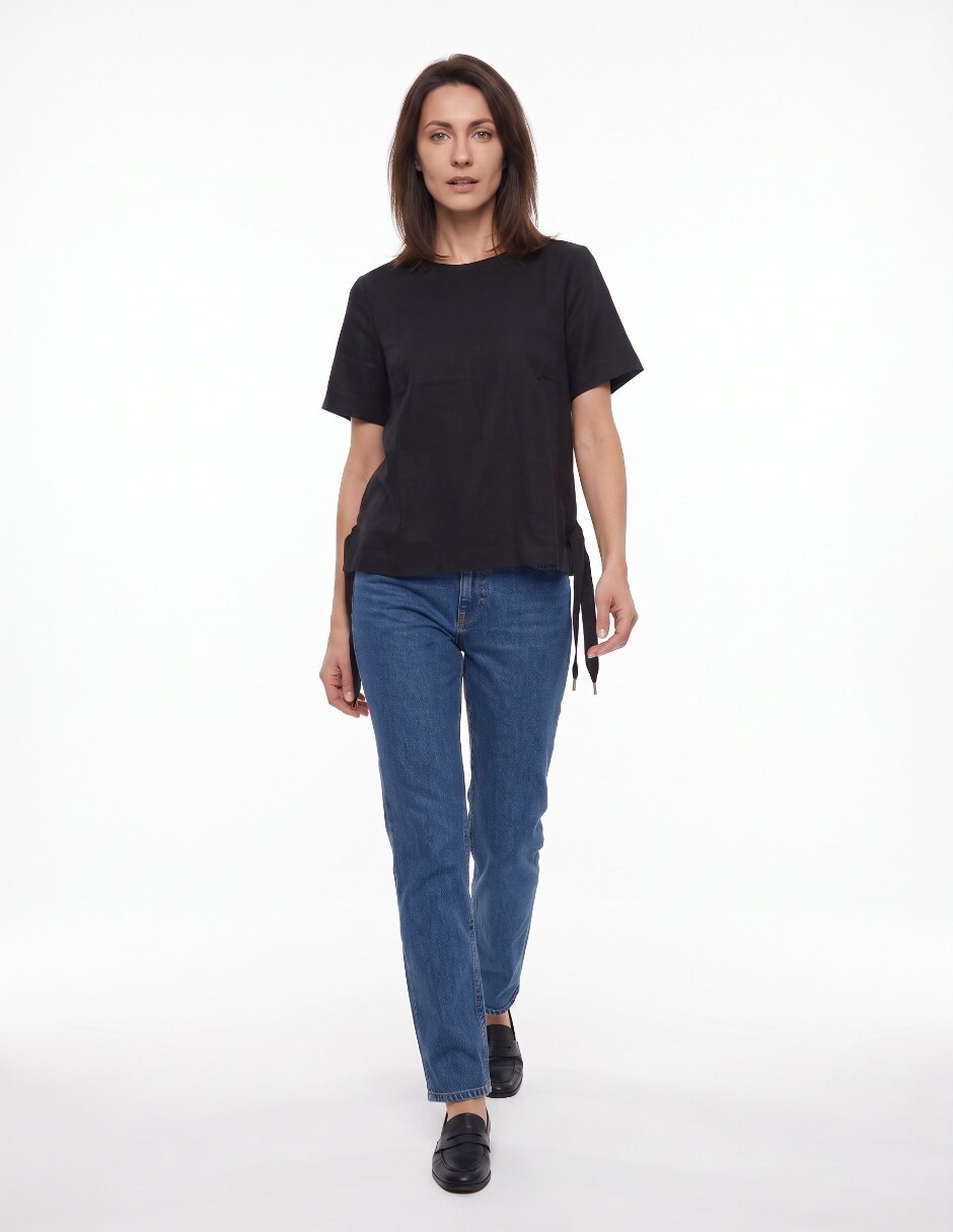Blusa manga corta para mujer 3