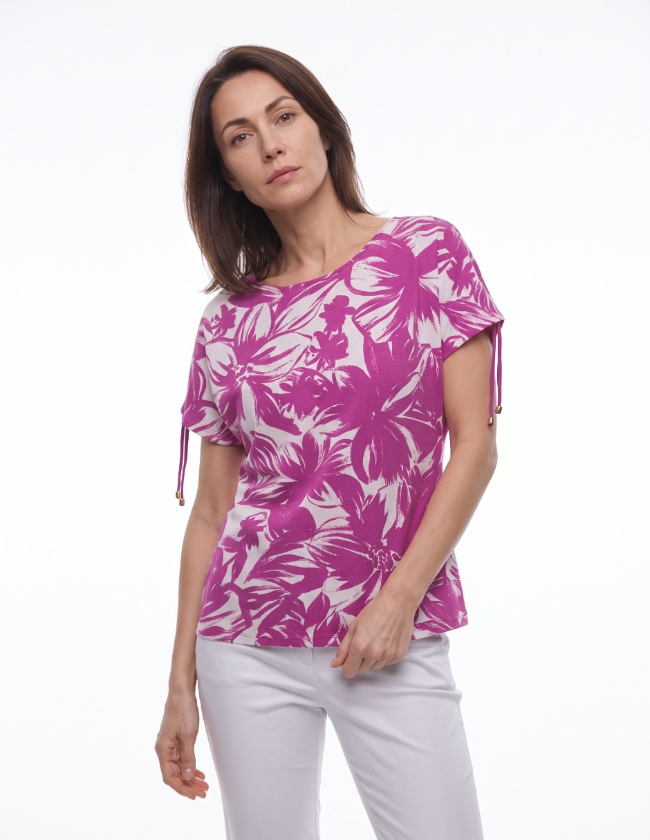 Blusa manga corta para mujer 1