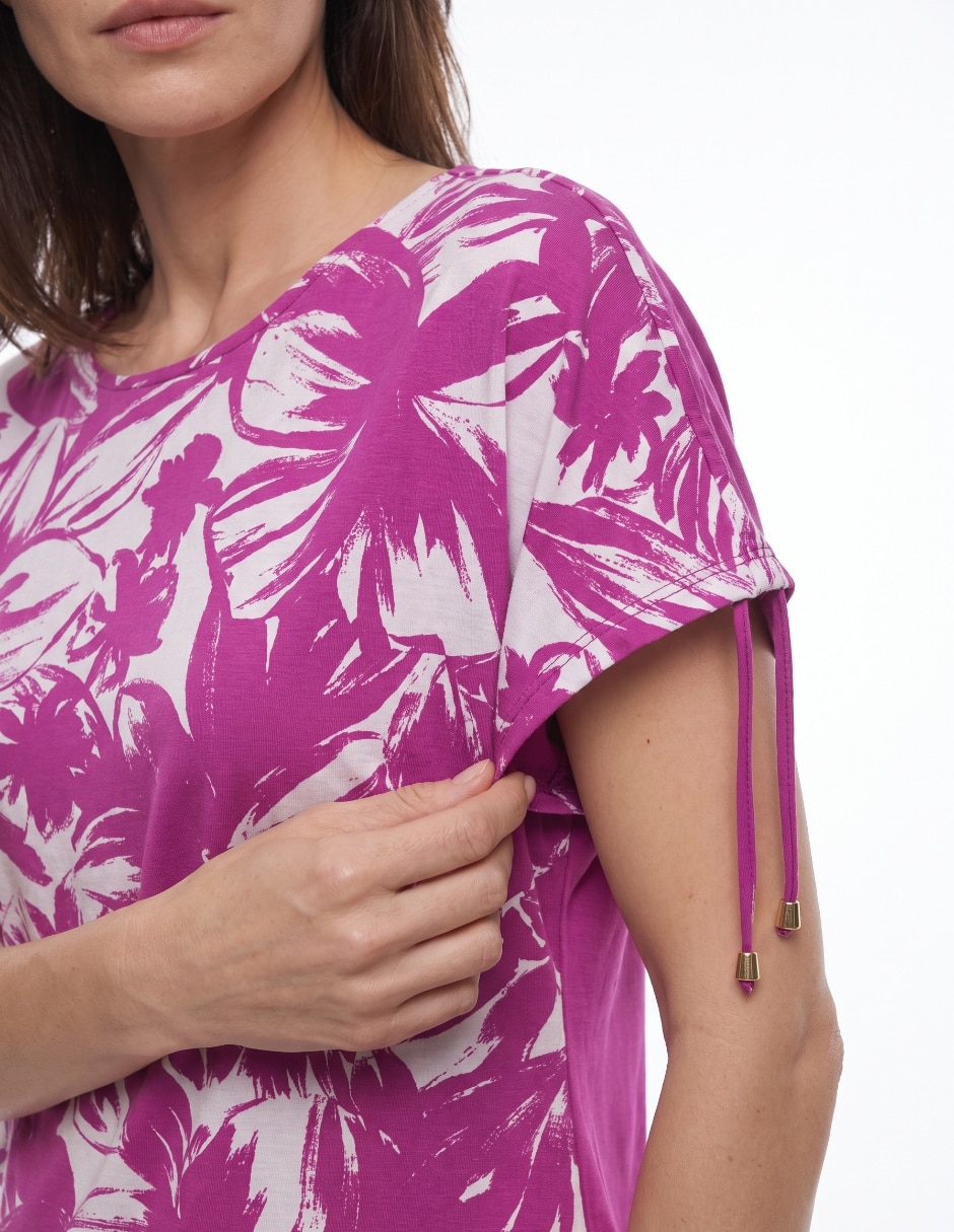 Blusa manga corta para mujer 4