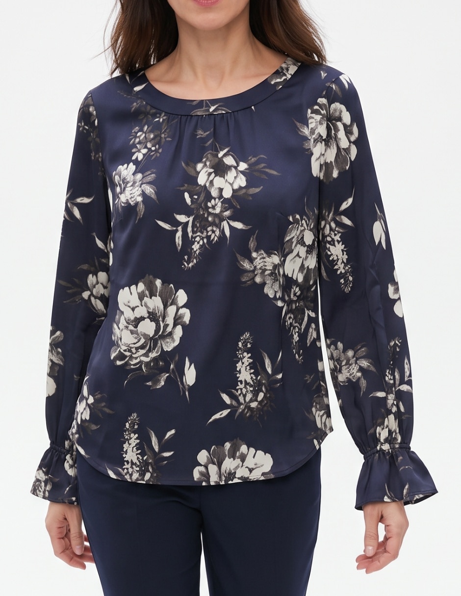 Blusa manga larga para mujer 4