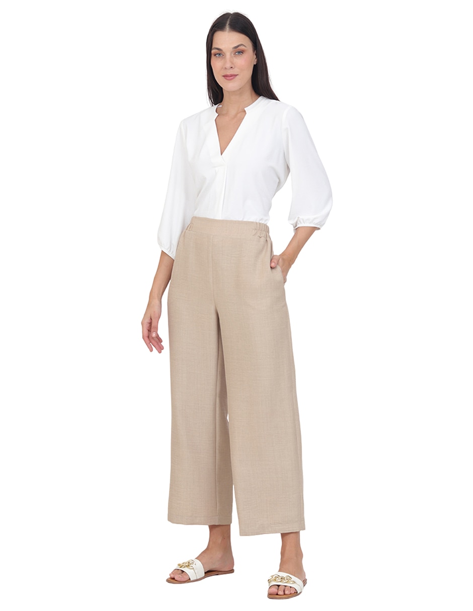 Pantalón de vestir grupo damasco slim para mujer 2