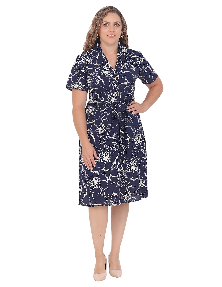 Vestido midi de vestir Duplan Petite Grupo Lisboa para mujer