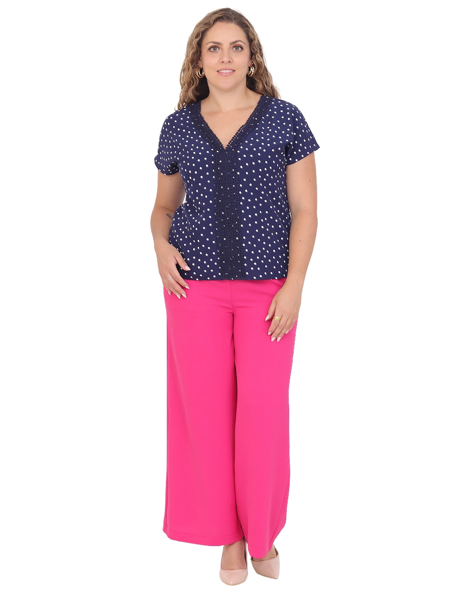 Pantalón de vestir Grupo Lisboa slim para mujer 3
