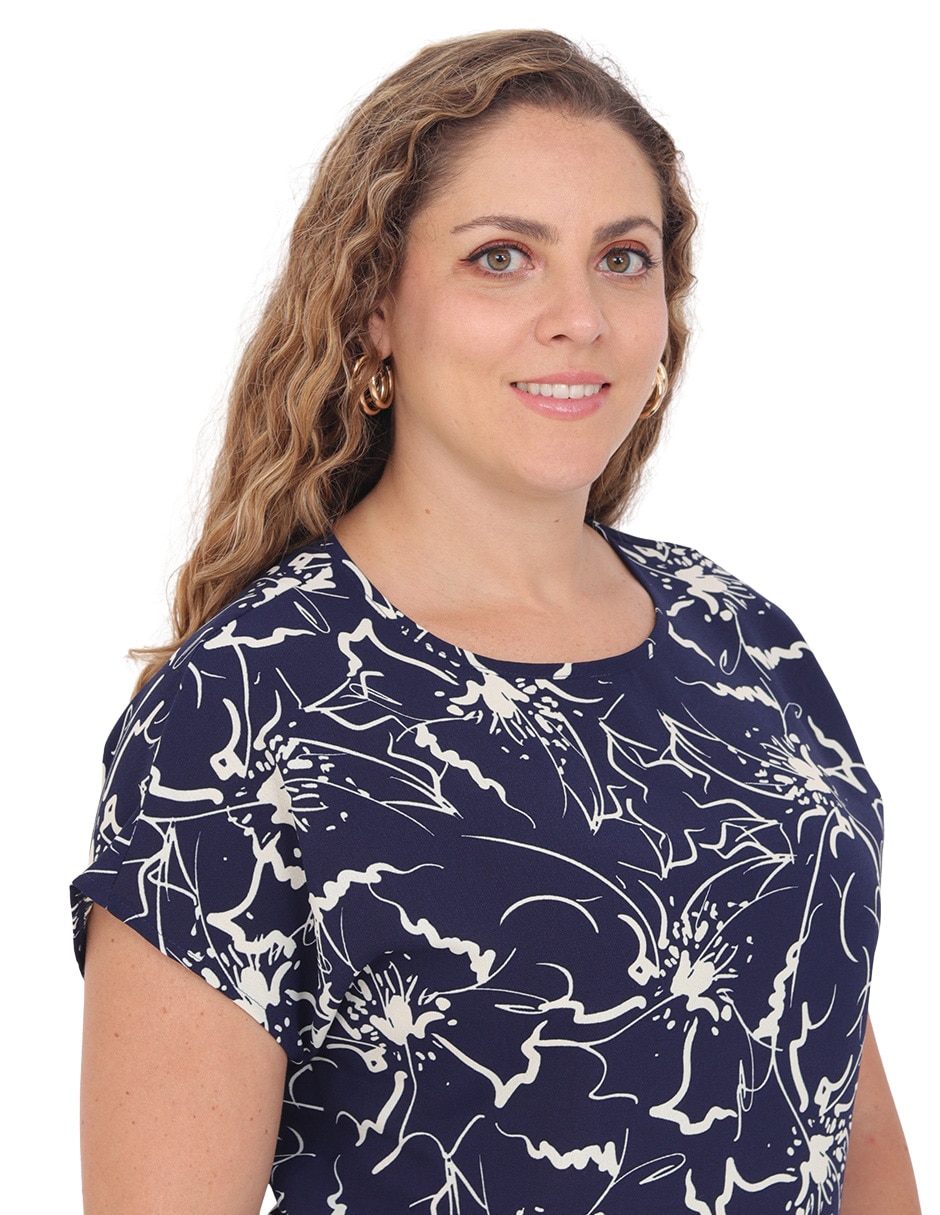 Blusa Grupo Lisboa manga corta para mujer 3