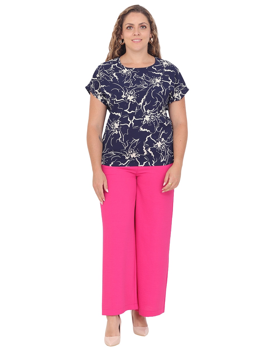 Blusa Grupo Lisboa manga corta para mujer 4