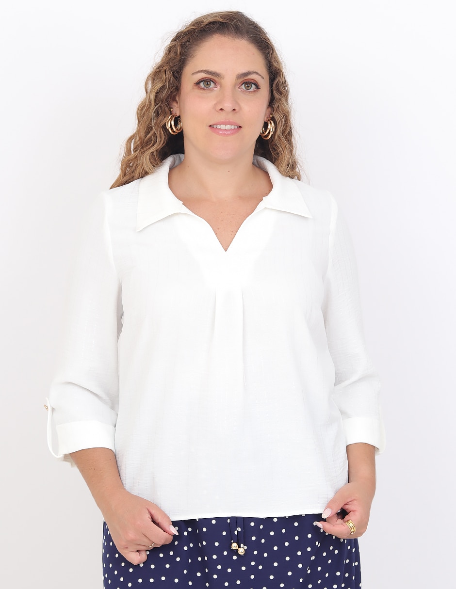 Blusa Grupo Lisboa manga 3/4 para mujer Blusa Grupo Lisboa manga 3/4 para mujer
