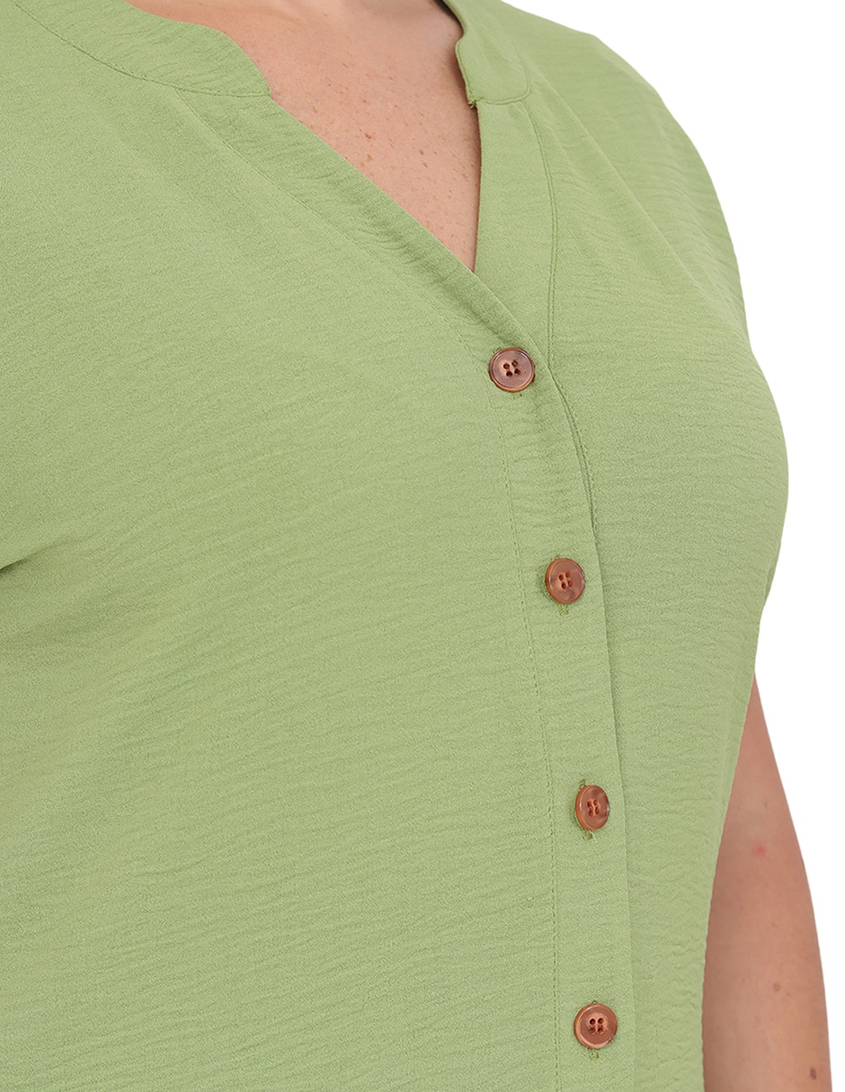 Blusa grupo orlando manga corta para mujer 4