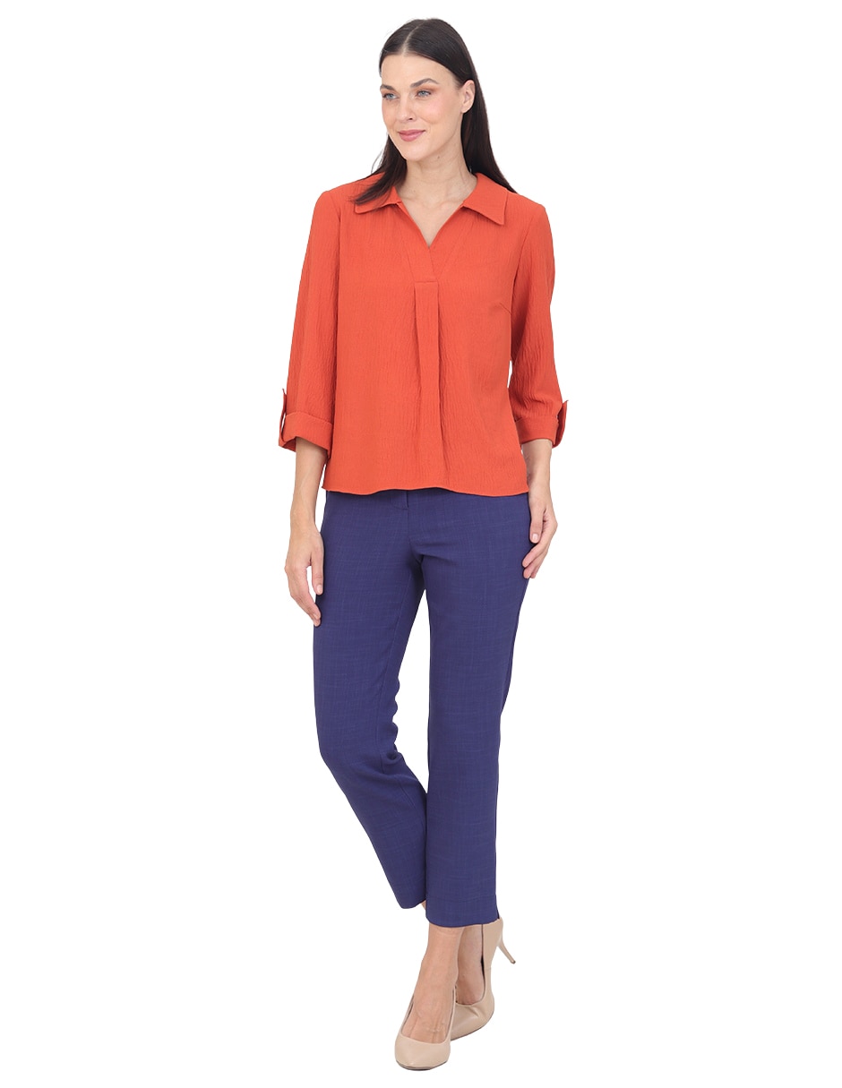 Blusa grupo torrent manga 3/4 para mujer 3