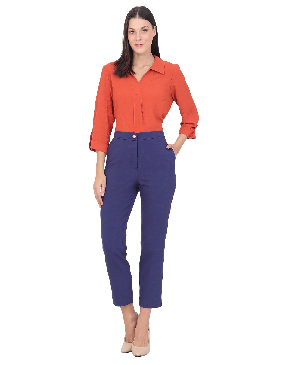 Pantalón regular grupo torrent slim para mujer 5