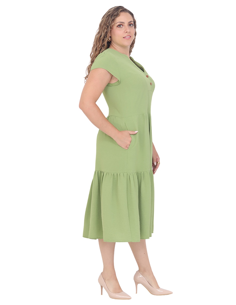 Vestido midi casual grupo orlando para mujer 2