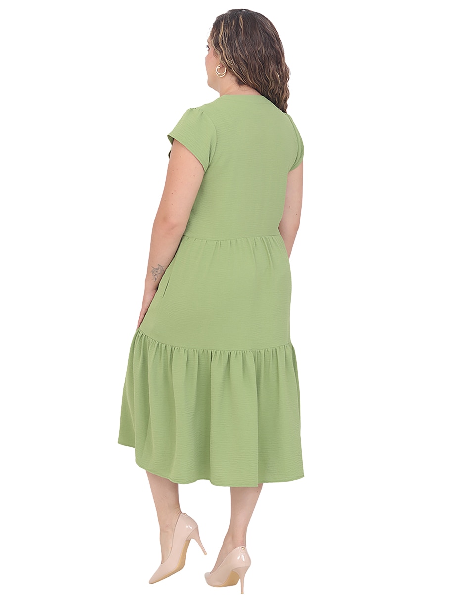 Vestido midi casual grupo orlando para mujer 3