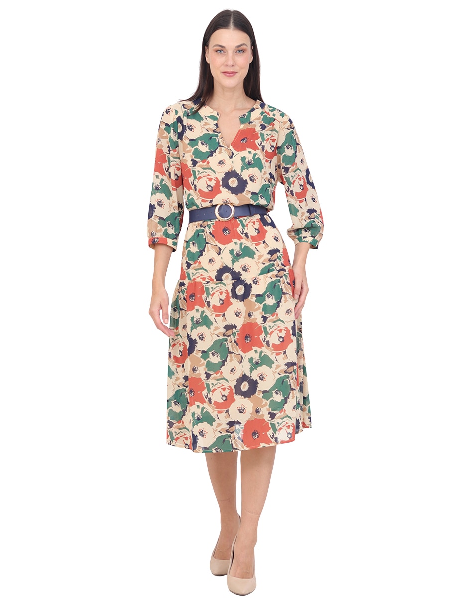 Vestido midi formal grupo torrent para mujer