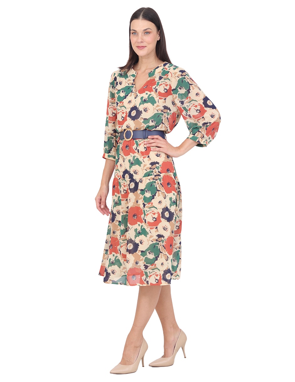 Vestido midi formal grupo torrent para mujer 3
