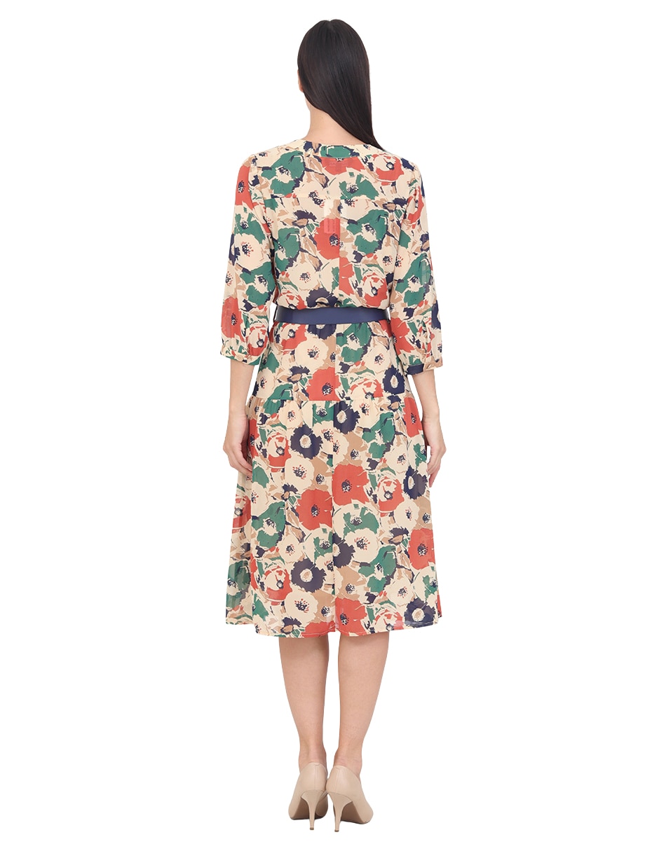 Vestido midi formal grupo torrent para mujer 4