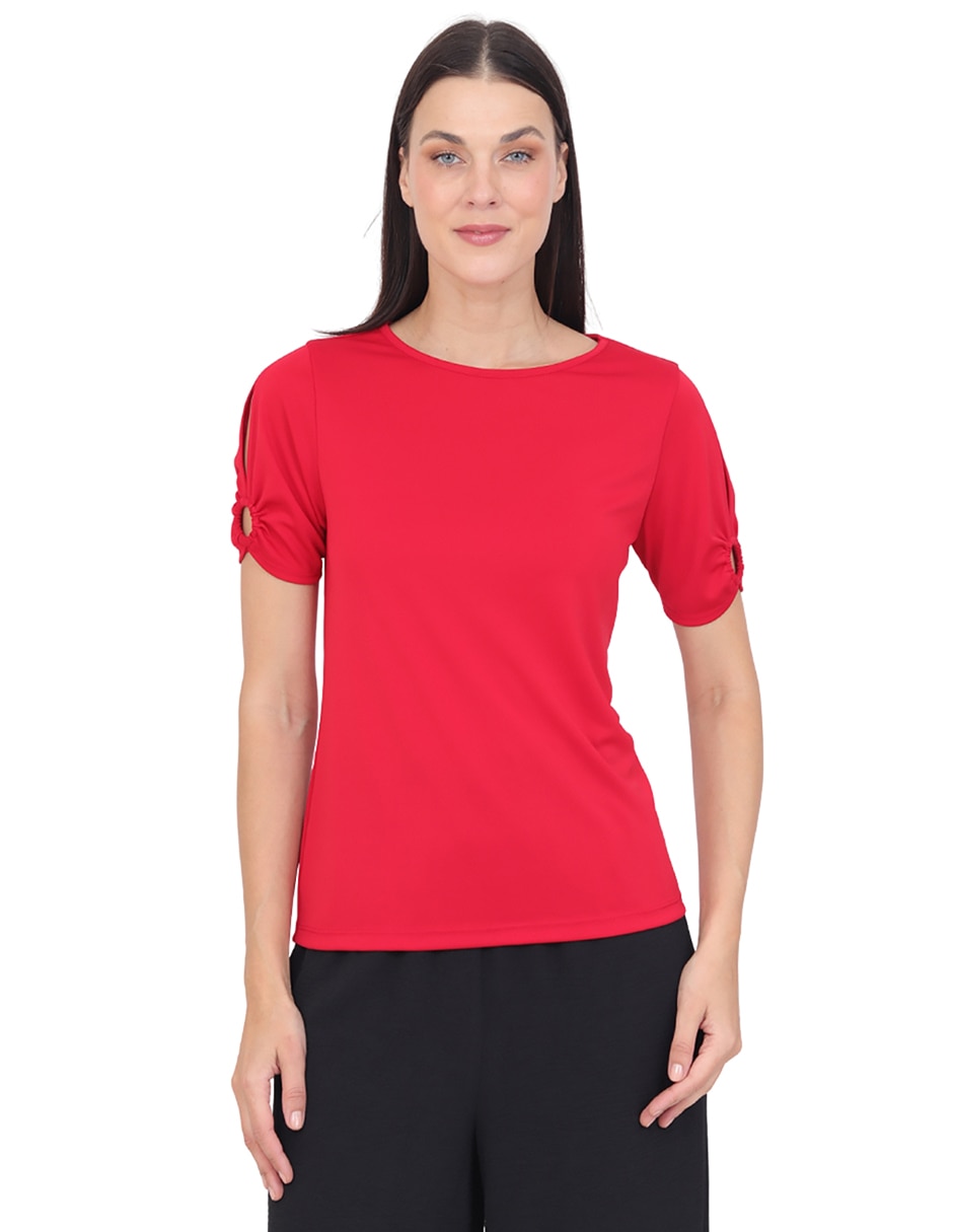 Blusa Alcala manga corta para mujer