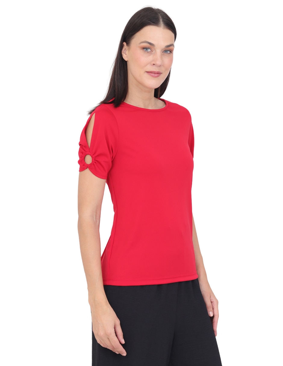 Blusa Alcala manga corta para mujer 3