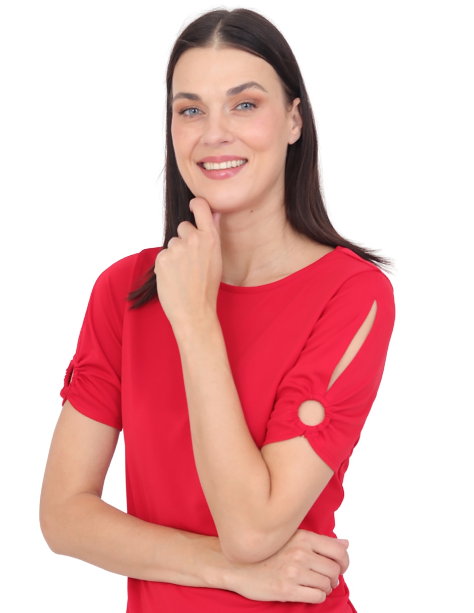 Blusa Alcala manga corta para mujer 4