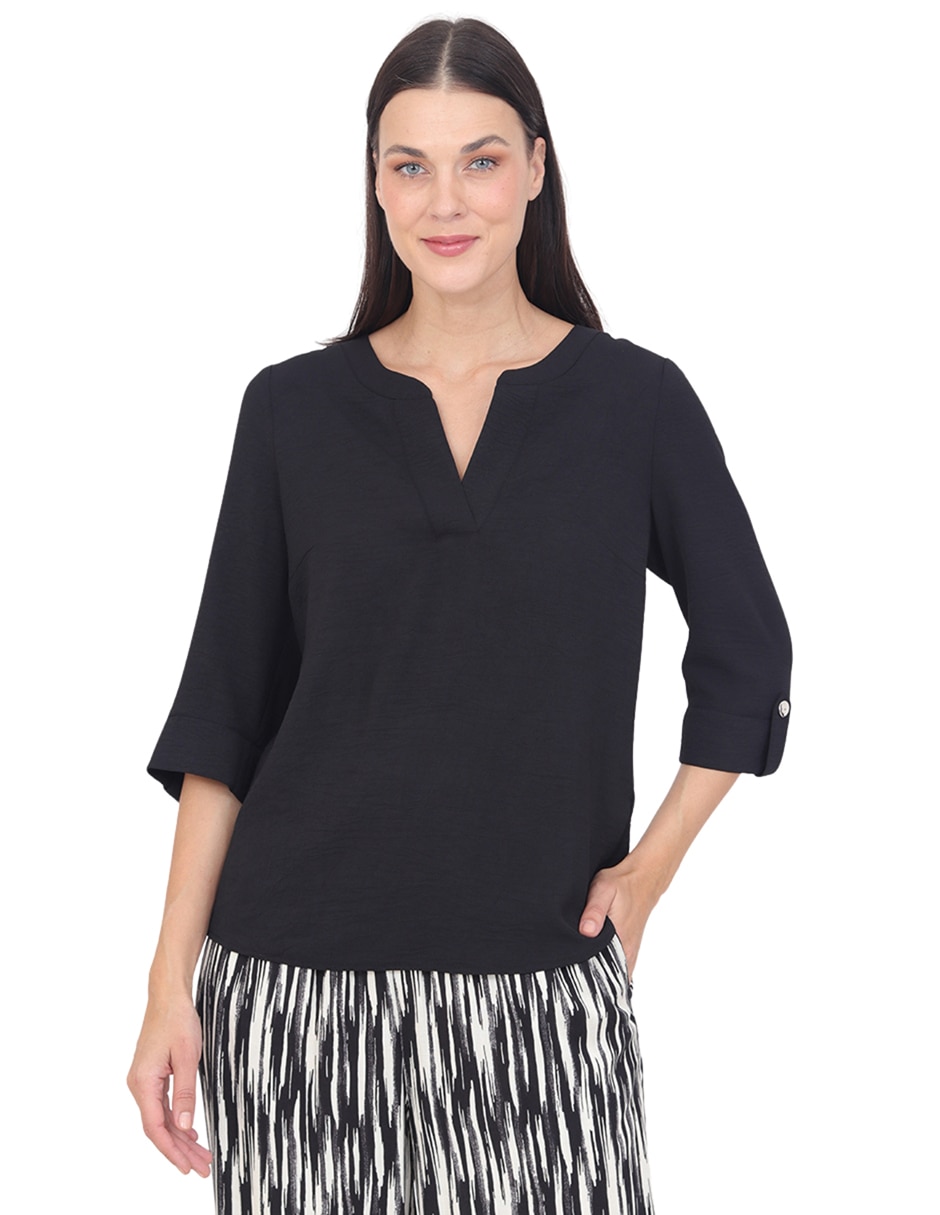 Blusa Grupo Alcala manga 3/4 para mujer Blusa Grupo Alcala manga 3/4 para mujer