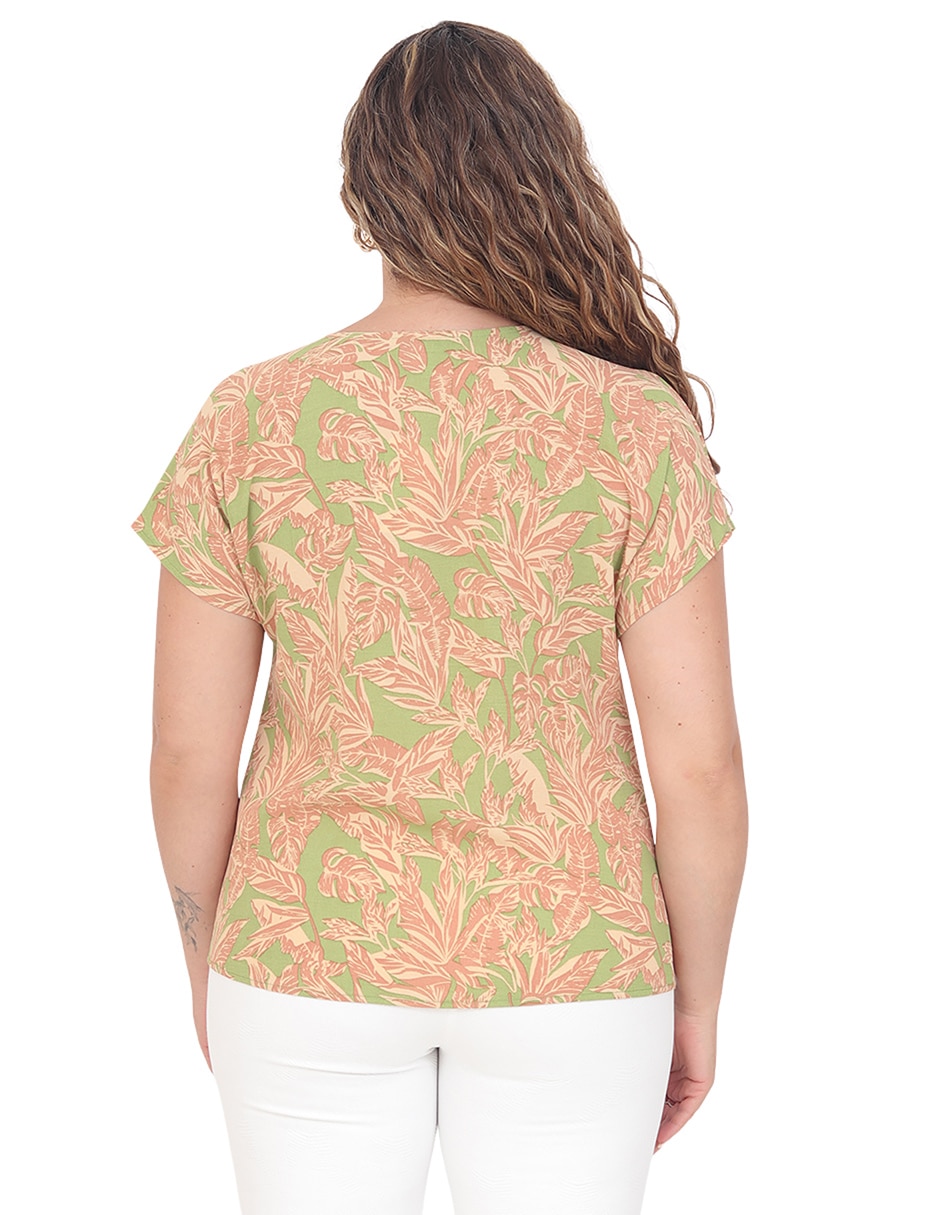 Blusa grupo orlando manga corta para mujer 2
