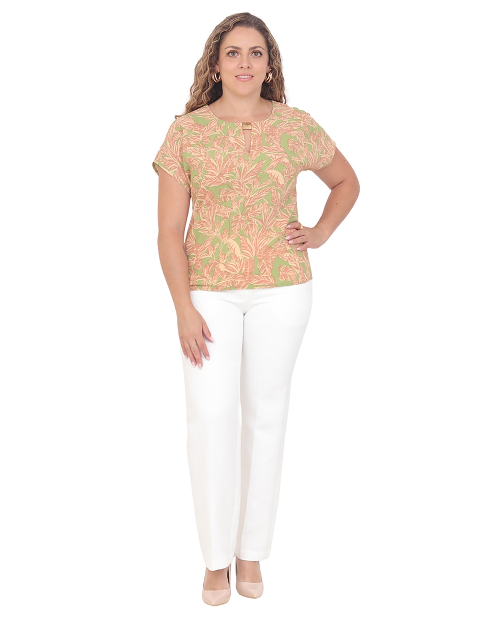 Blusa grupo orlando manga corta para mujer 4