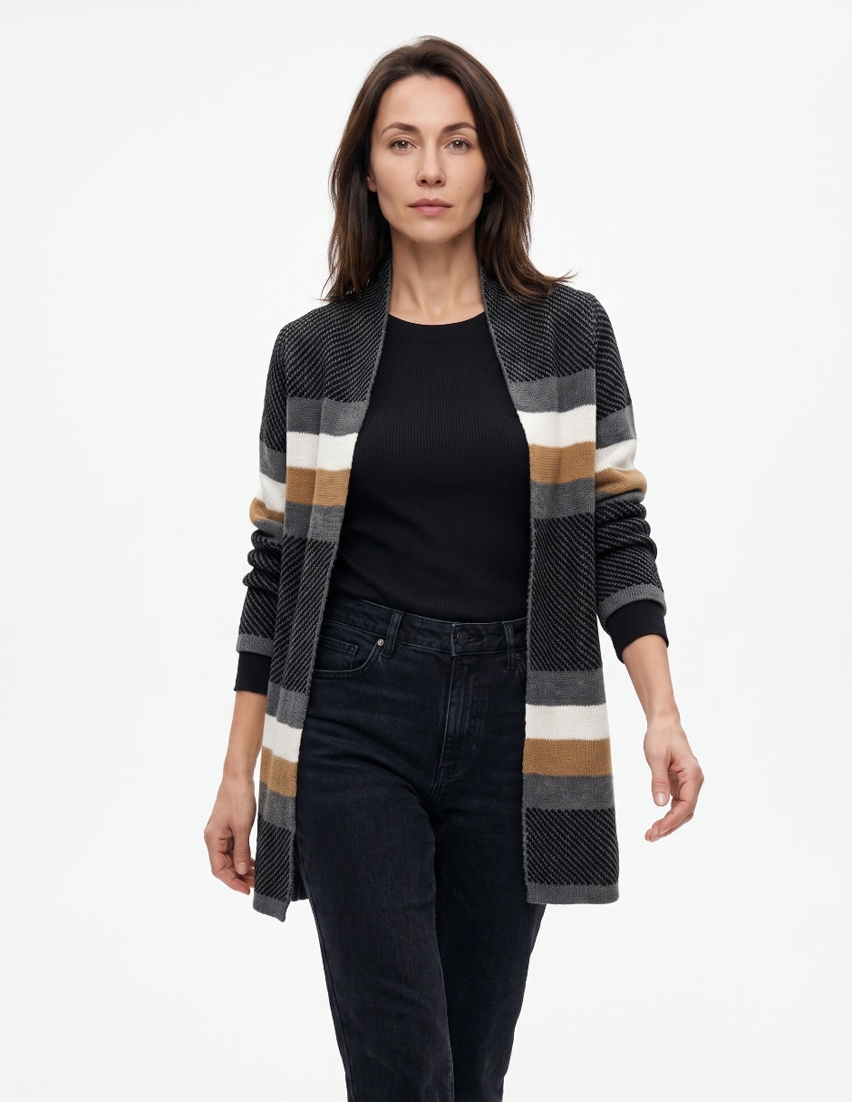 Suéter cuello abierto para mujer