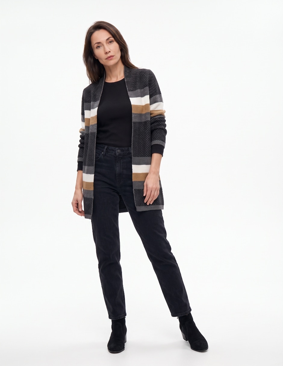 Suéter cuello abierto para mujer 4