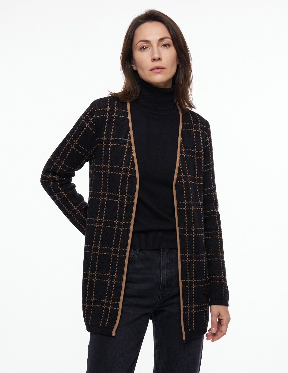 Suéter cuello abierto para mujer