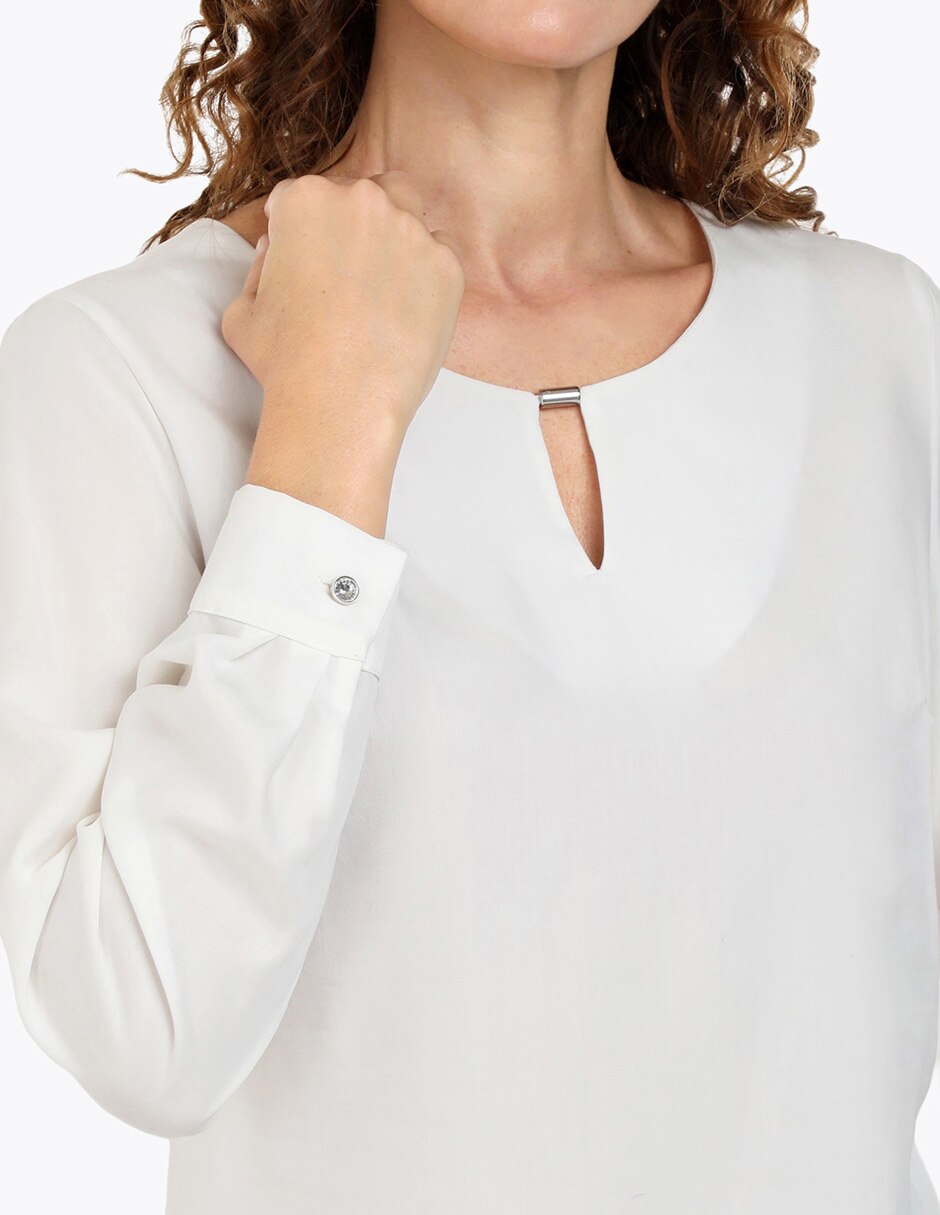 Blusa manga larga para mujer 4