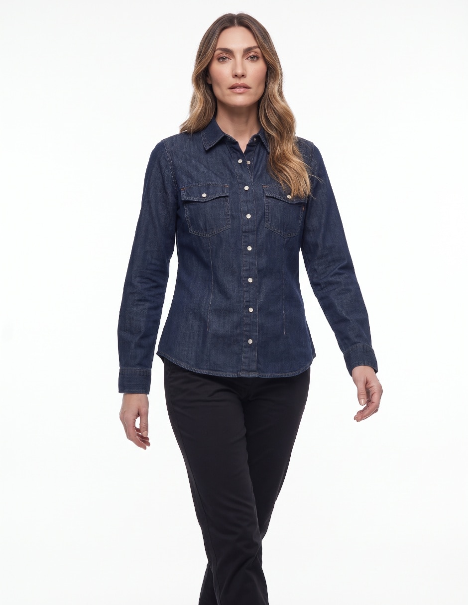 Blusa manga larga para mujer 3
