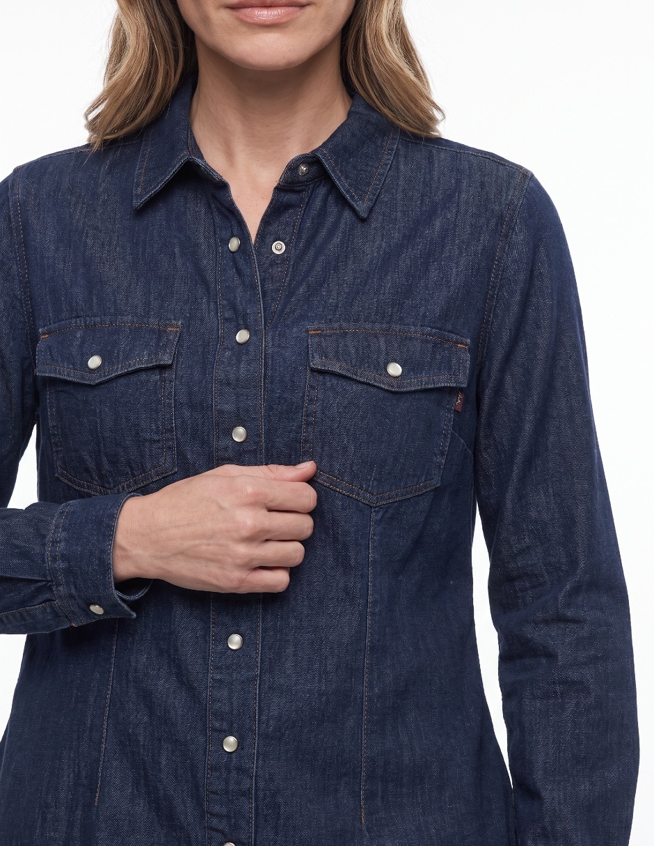 Blusa manga larga para mujer 4