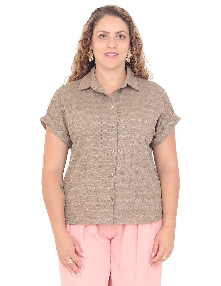 BLUSA GRUPO CARMEL manga Corta para mujer BLUSA GRUPO CARMEL manga Corta para mujer