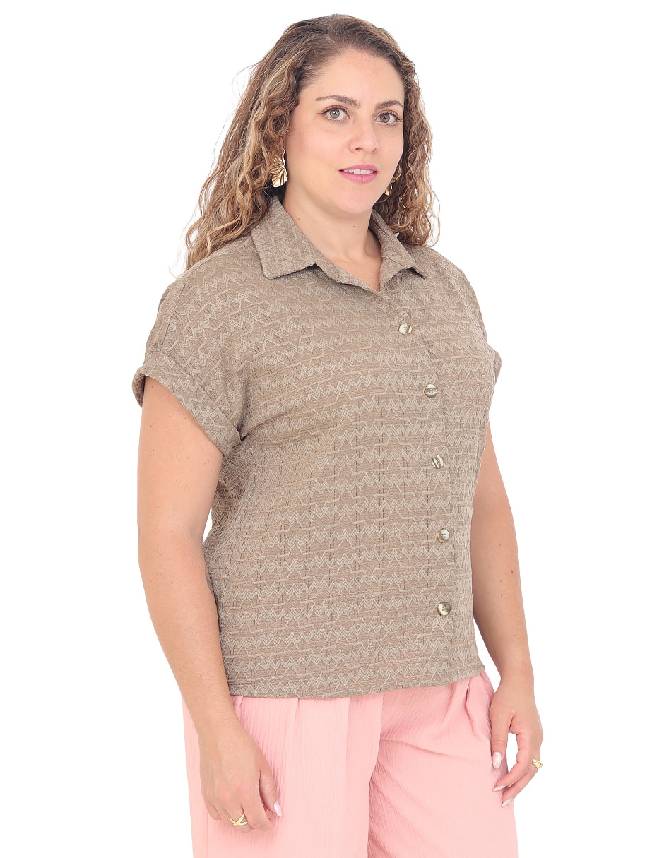 BLUSA GRUPO CARMEL manga Corta para mujer 4