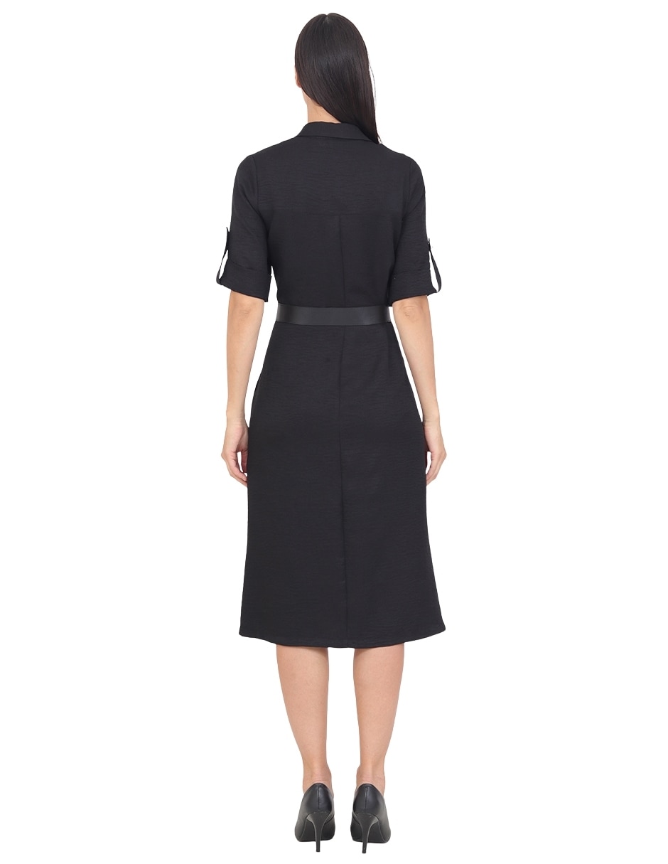 Vestido a la rodilla formal Dupla Padua para mujer 5