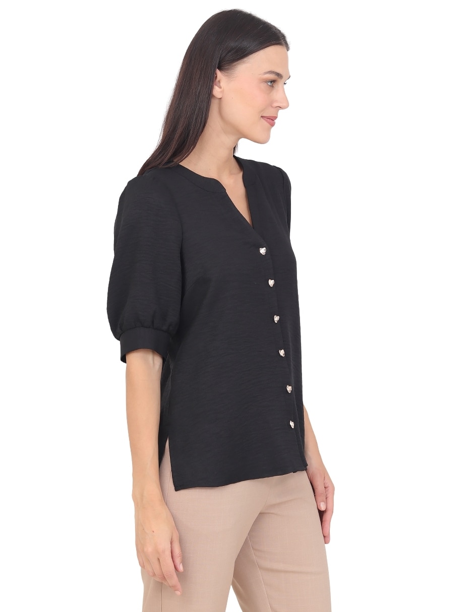 Blusa Padua manga corta para mujer 4