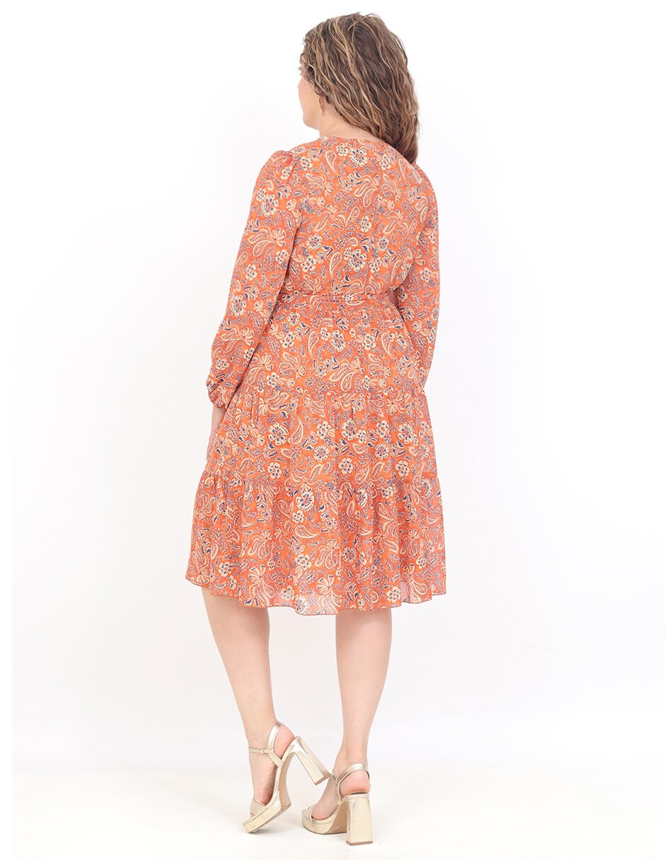 Vestido a la rodilla formal para mujer 3