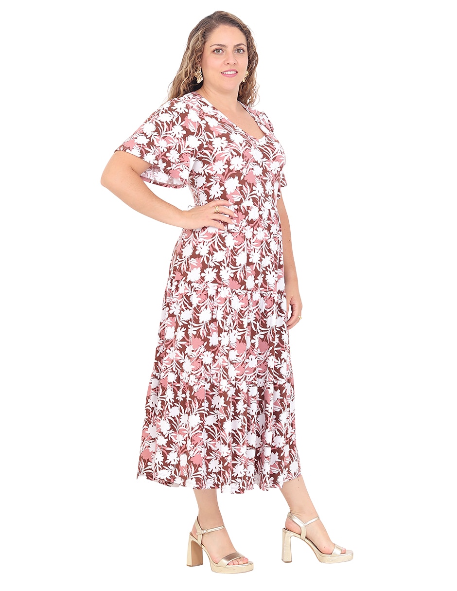 Vestido midi casual Grupo Carmel para mujer 5