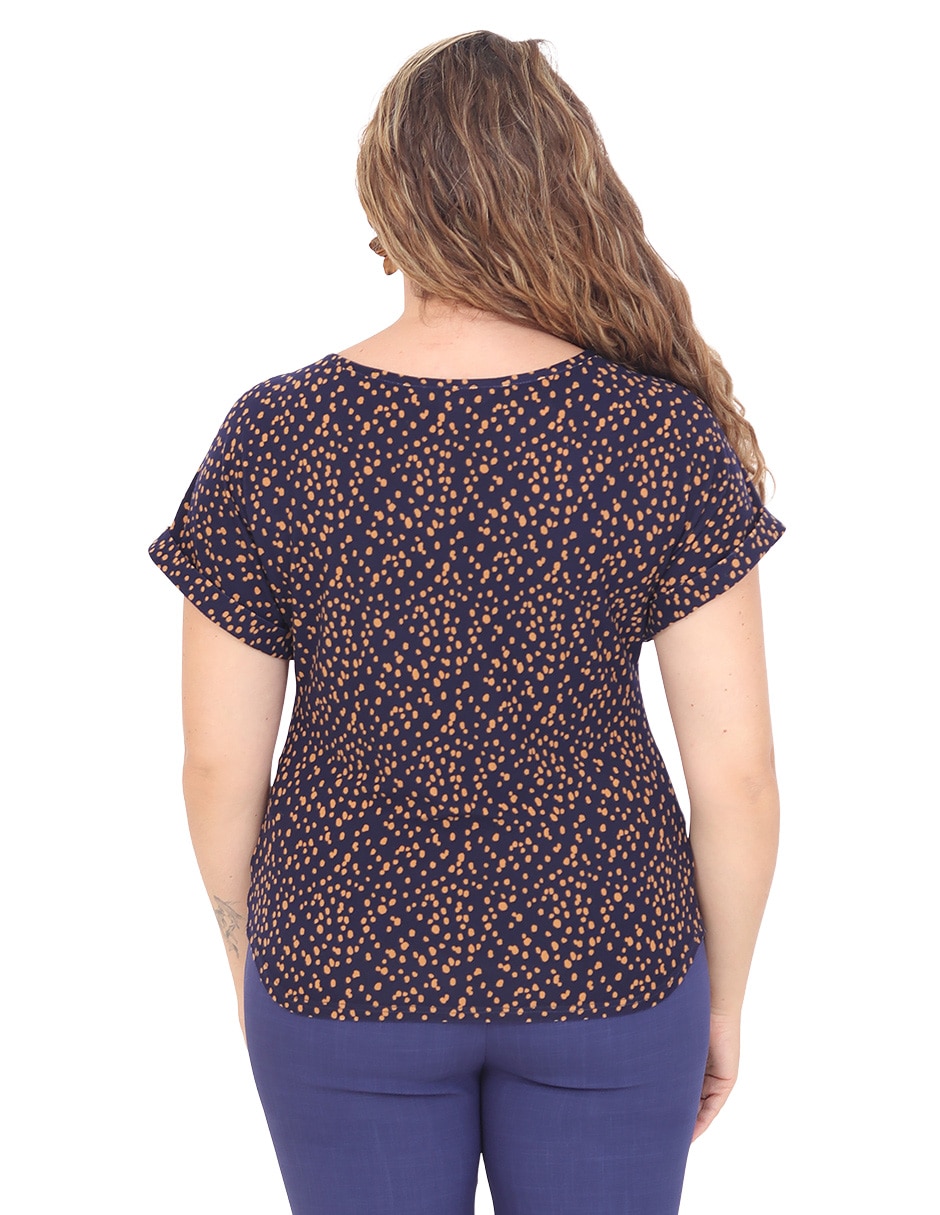 Blusa manga corta para mujer 5