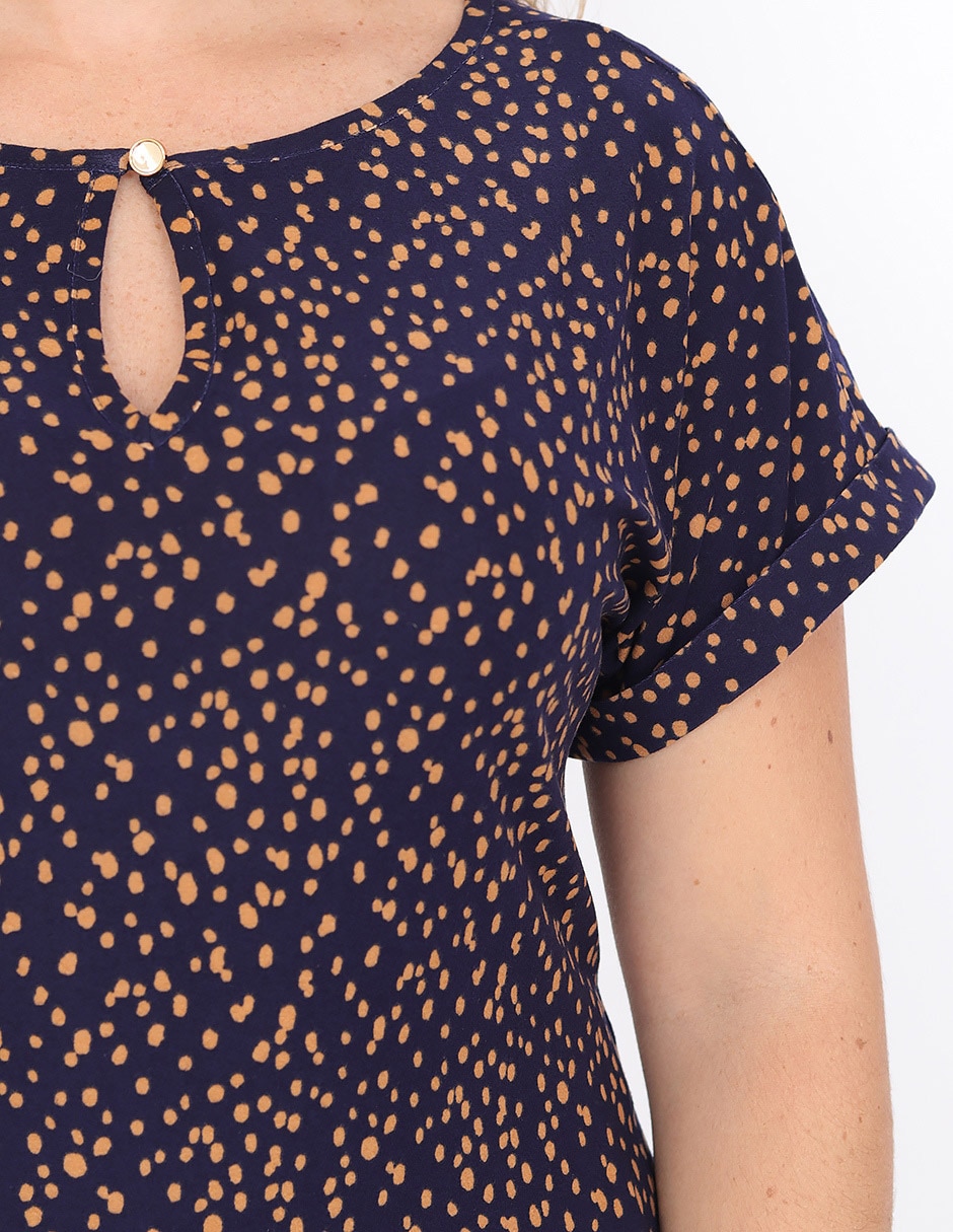Blusa manga corta para mujer 4