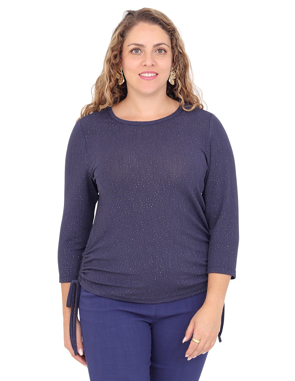 Blusa manga 3/4 para mujer Blusa manga 3/4 para mujer